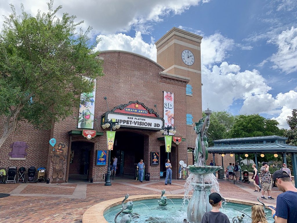 Muppet Vision 3D theater exterior